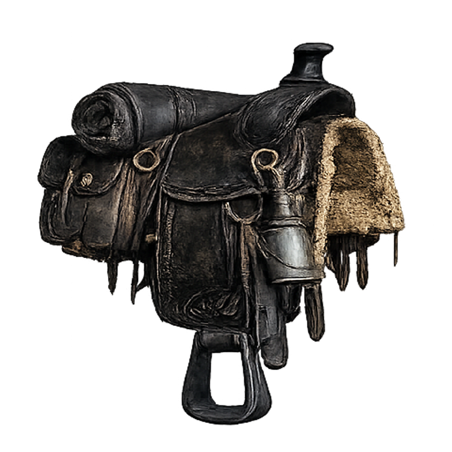 Trinidad Trail Saddle, c. 1882 — PS-02